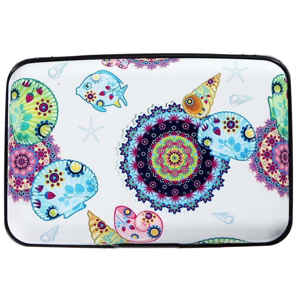 6079 Credit Card Holder Aluminum Wallet RFID Blocking Metal Slim Hard Case